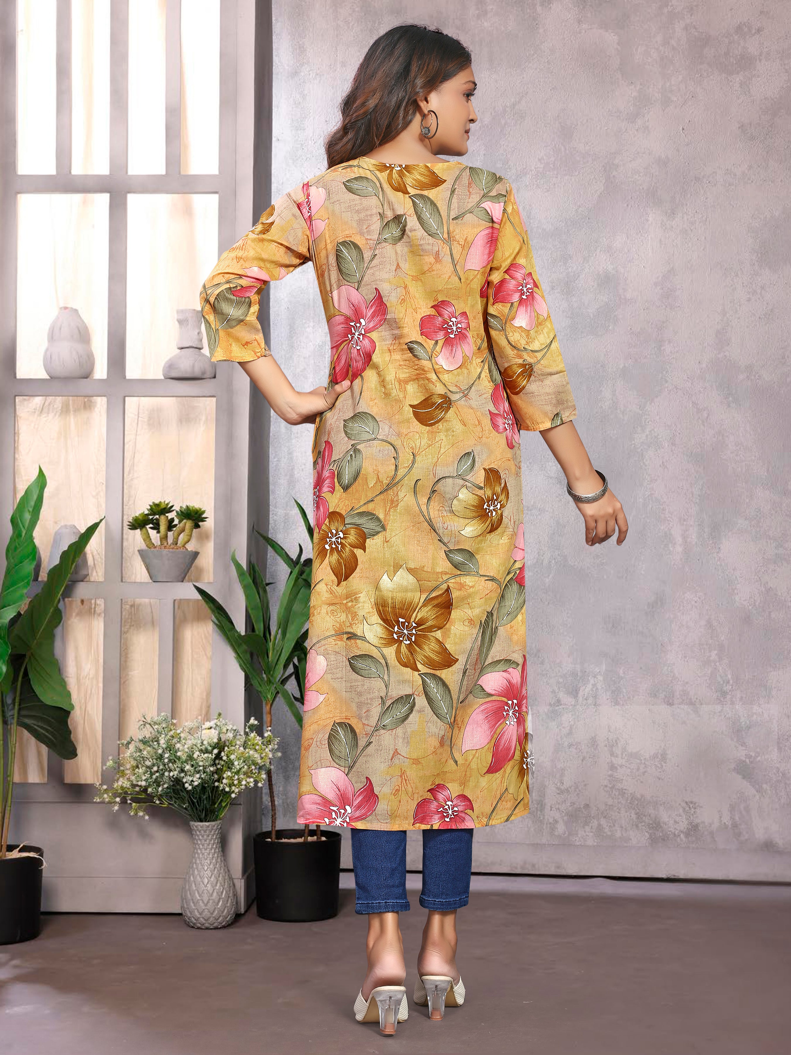 Yellowpure Cotton Mal Only Kurti