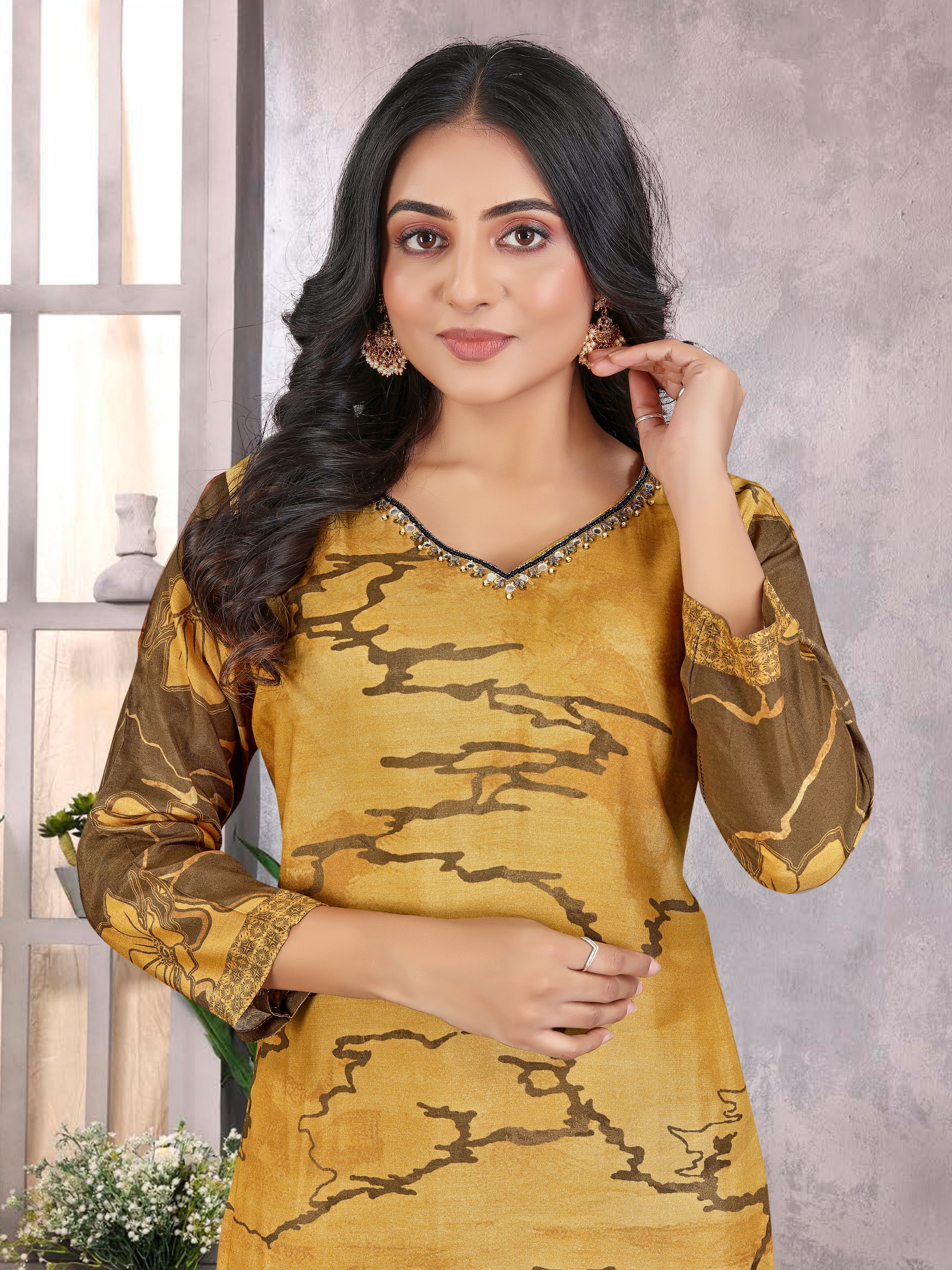 Yellowpure Masleen 3  Pcs Suit