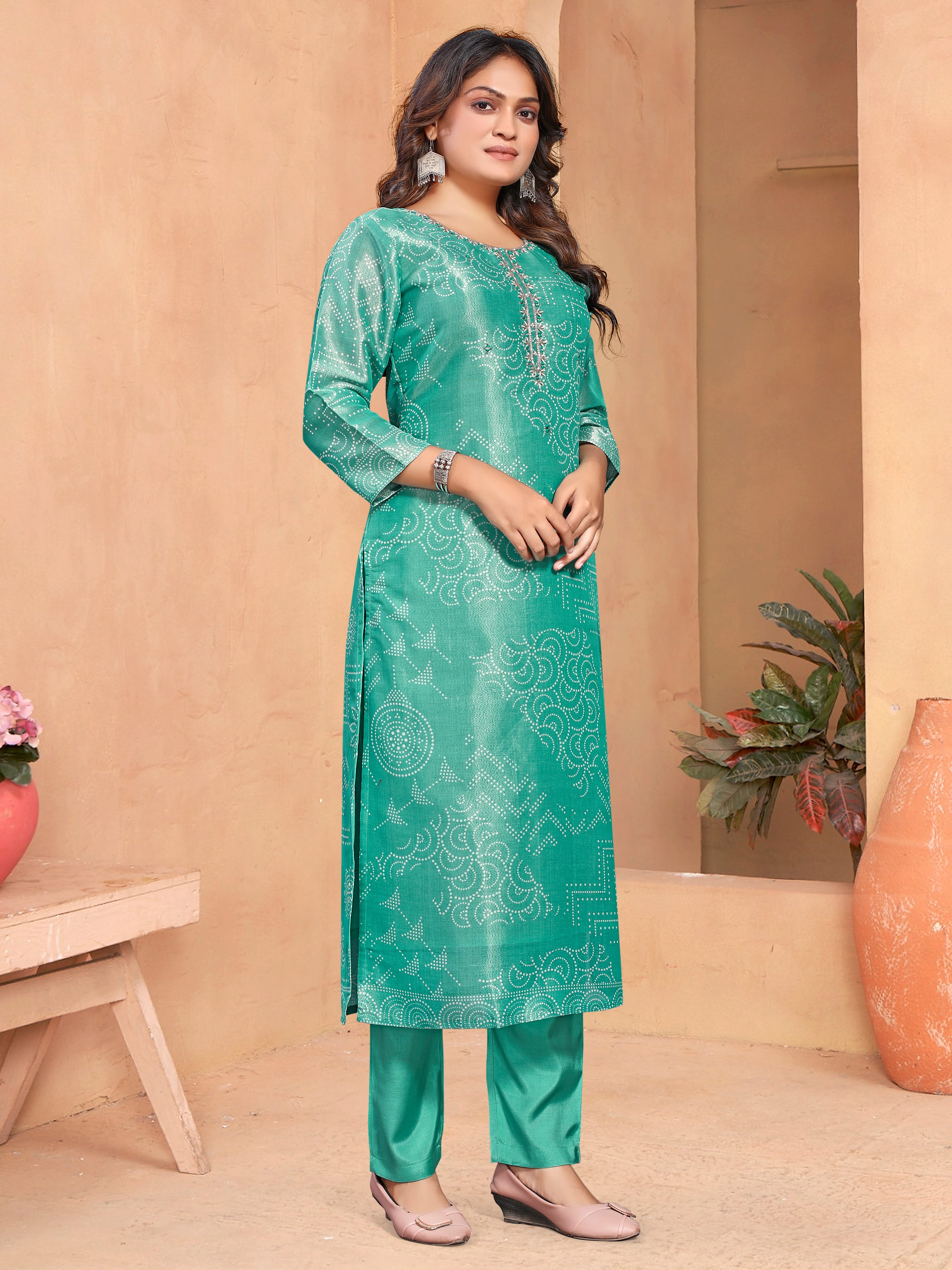 Blue Pv Shimmer Three Pcs Suit With Shmmer Dupatta