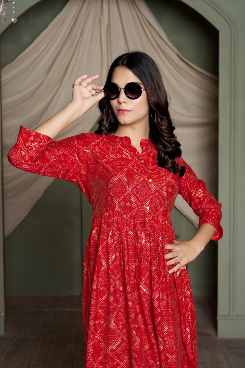 Red Roman Silk Gowns